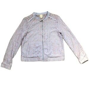 BEAUTIFUL Lilac purple veri peri bomber‎ jacket sz 10
